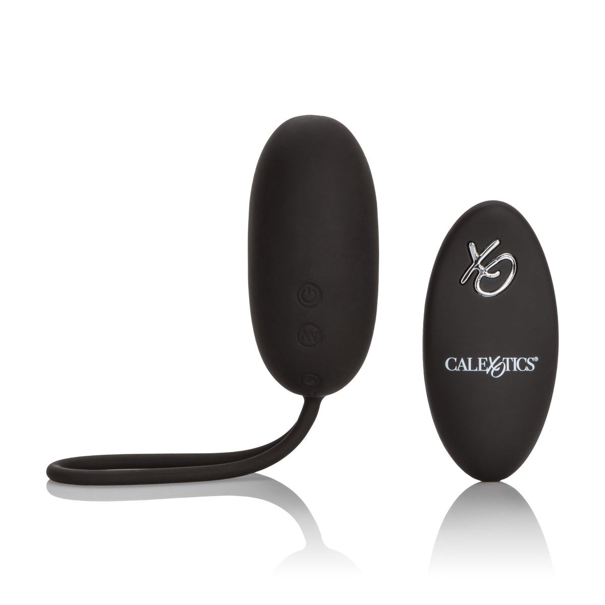 California Exotics - Silicone Remote Rechargeable Egg Vibrator (Black) CE1628 CherryAffairs
