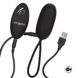 California Exotics - Silicone Remote Rechargeable Egg Vibrator (Black) CE1628 CherryAffairs