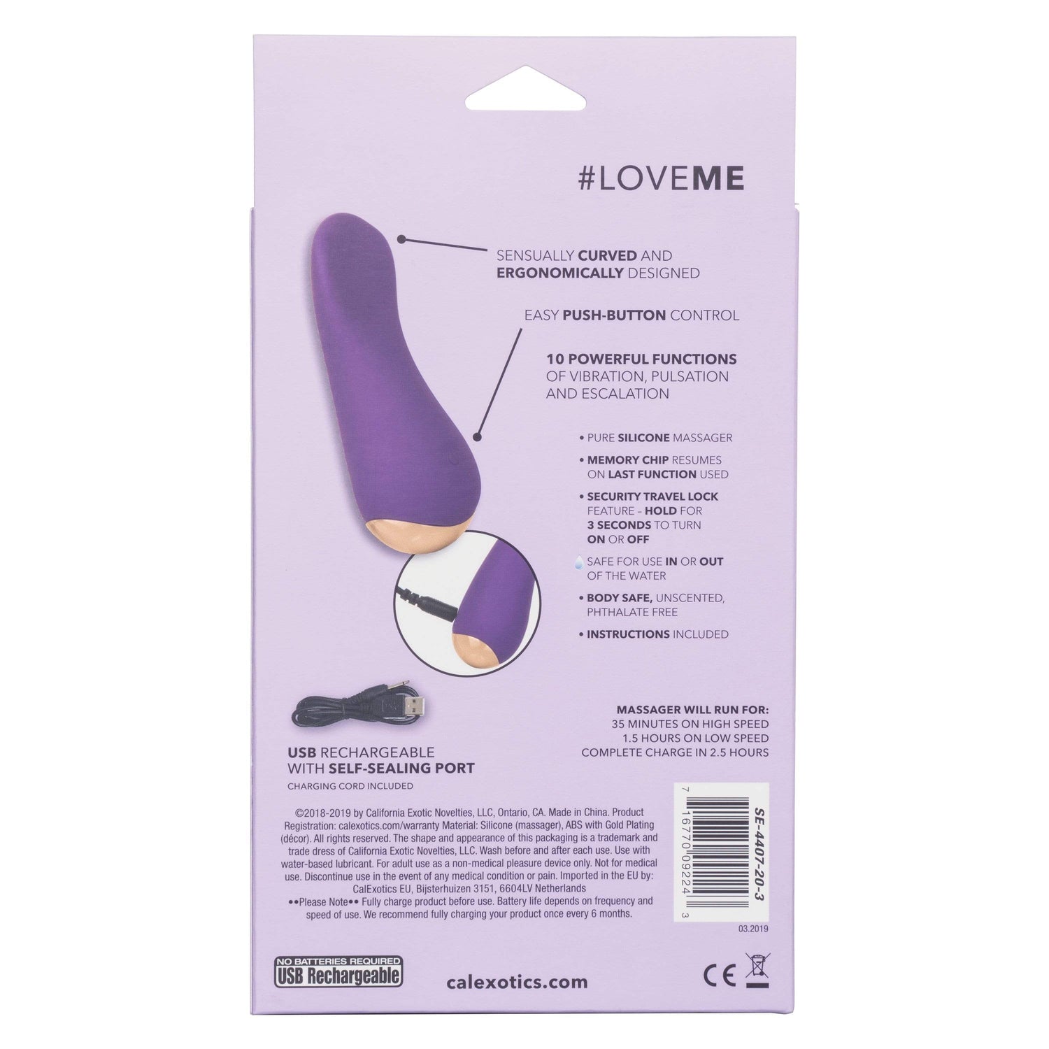 California Exotics - Slay LoveMe Bullet Vibrator (Purple) CE1829 CherryAffairs