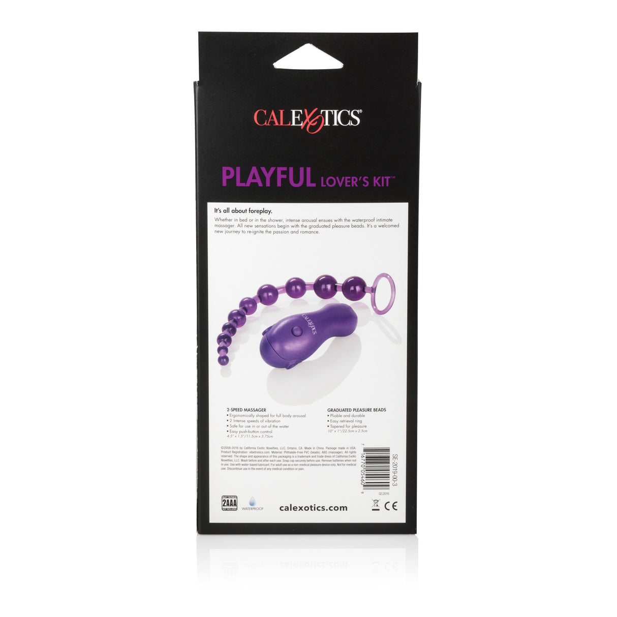 California Exotics - Starter Playful Lover's Kit (Purple) CE1400 CherryAffairs
