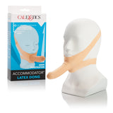 California Exotics - The Original Accommodator Latex Dong Mouth Strap On CherryAffairs