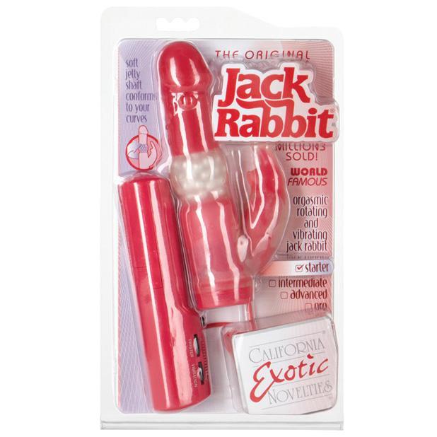 California Exotics - The Original Remote Jack Rabbit Vibrator (Red) CE1331 CherryAffairs
