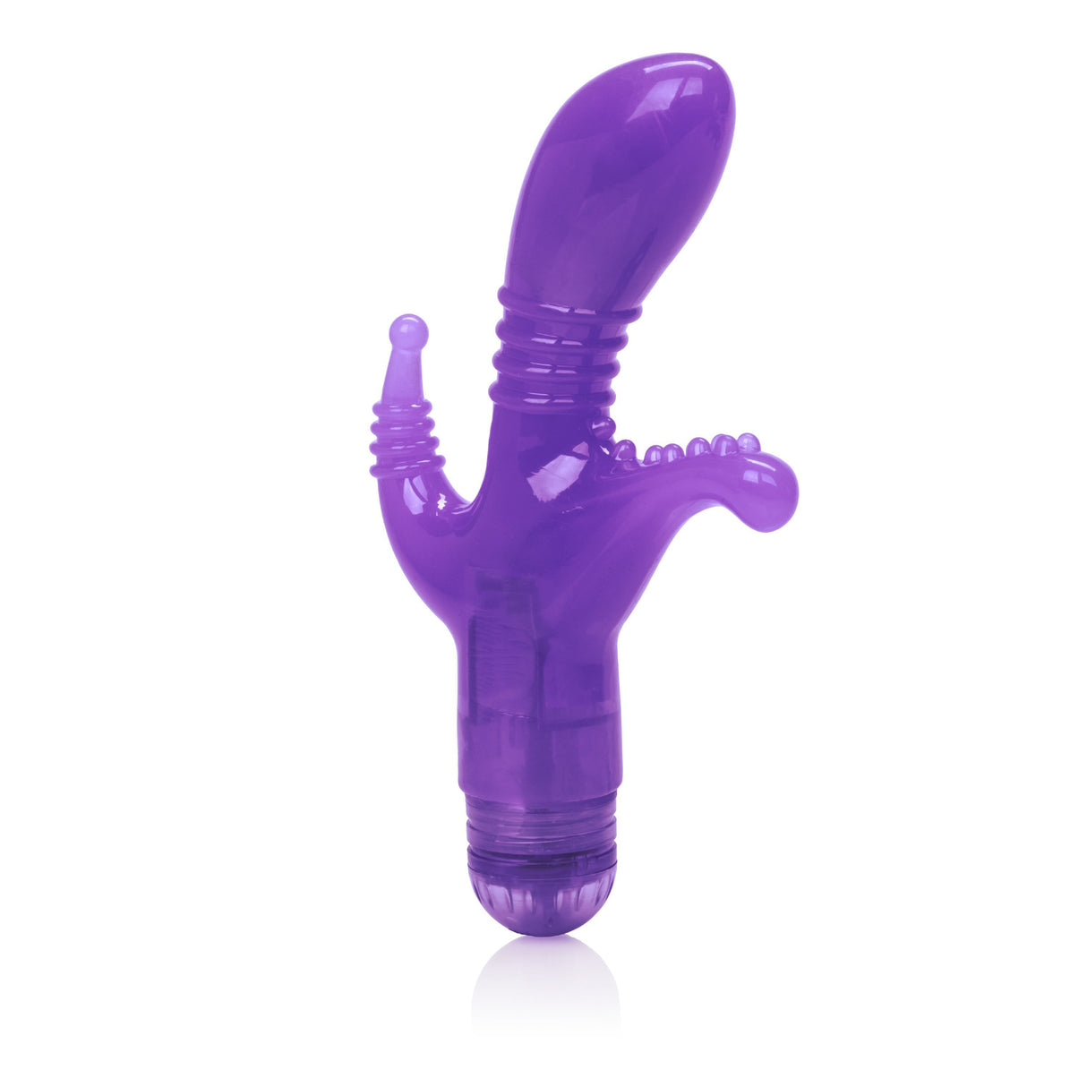 California Exotics - Triple Tease G Spot Vibrator (Purple) CE1649 CherryAffairs