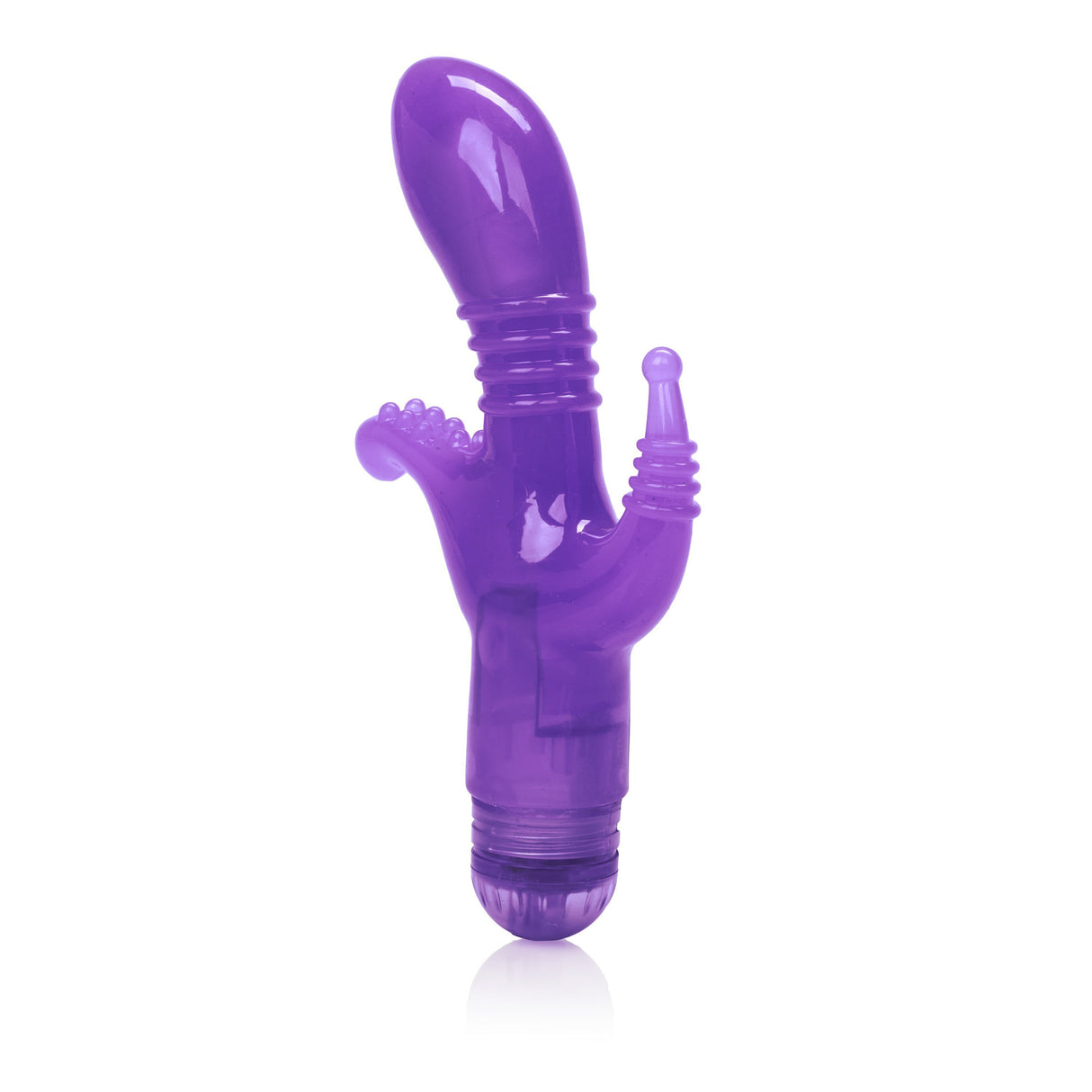 California Exotics - Triple Tease G Spot Vibrator (Purple) CE1649 CherryAffairs