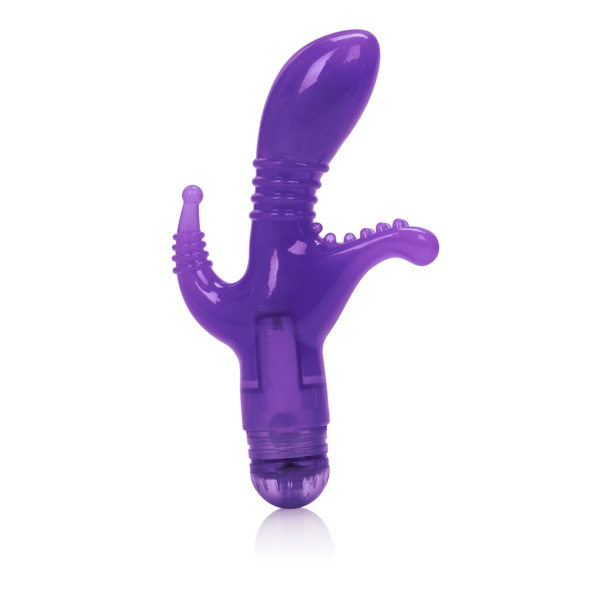 California Exotics - Triple Tease G Spot Vibrator (Purple) CE1649 CherryAffairs