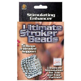 California Exotics - Ultimate Stroker Beads (Silver) CE1221 CherryAffairs