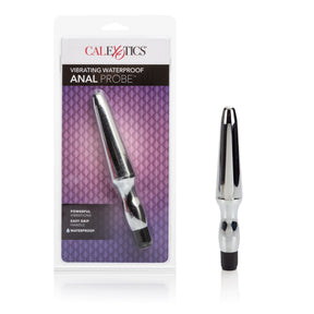 California Exotics - Vibrating Waterproof Anal Probe Prostate Massager (Silver) CE1546 CherryAffairs