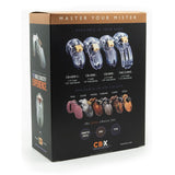 CBX - CB-6000S Male Chastity Cage Small 2.5" (Clear)    Metal Cock Cage (Non Vibration)