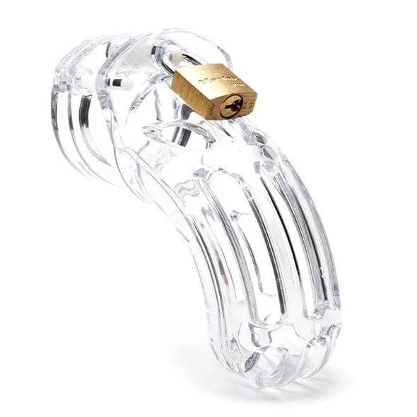 CBX - The Curve 3 3/4" Curved Cock Cage and Lock Chastity Set CBX1008 CherryAffairs