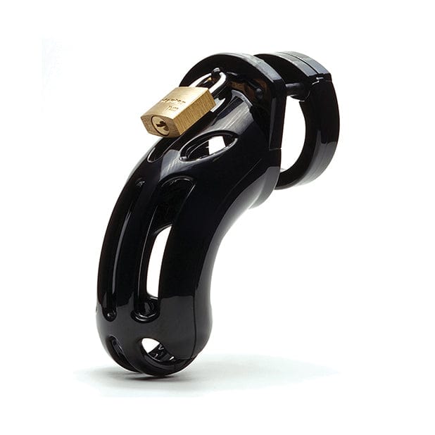 CBX - The Curve 3 3/4" Curved Cock Cage and Lock Chastity Set CherryAffairs