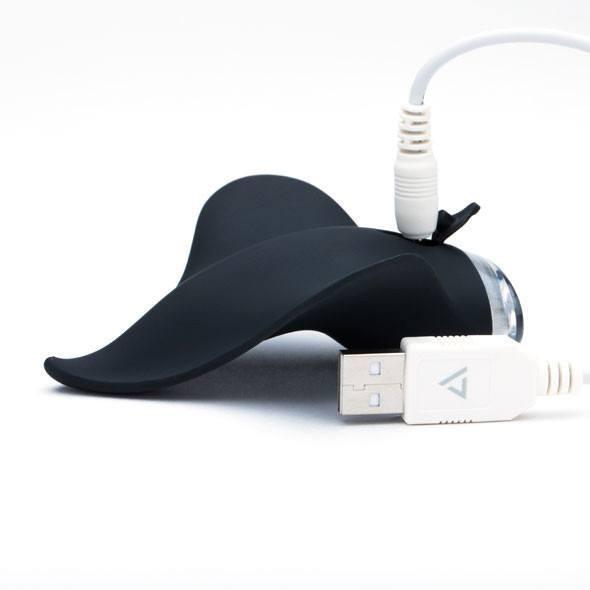 Clandestine - Mimic Vibrating Clit Massager (Black) CL1001 CherryAffairs