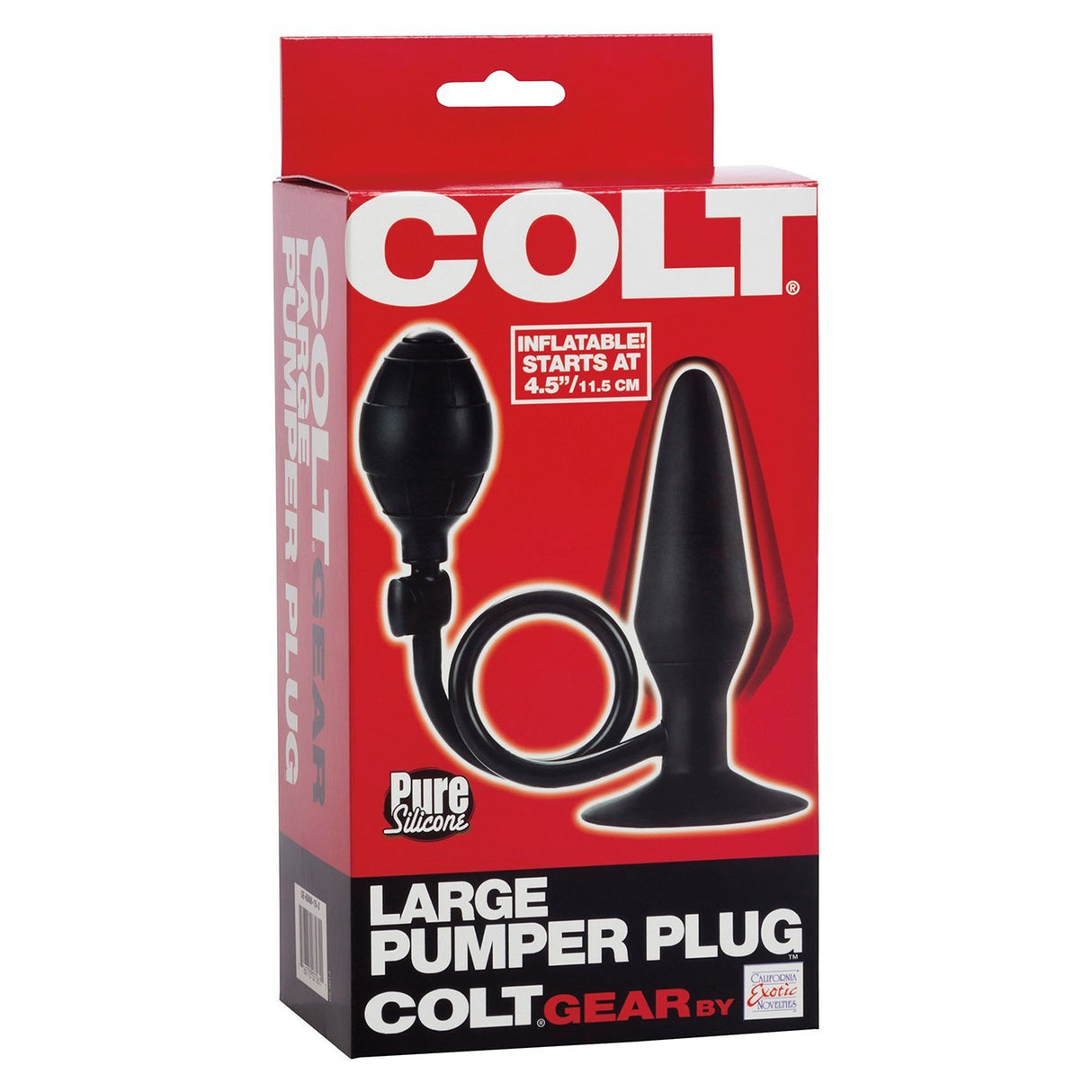 Colt - Large Pumper Anal Plug (Black) CO1015 CherryAffairs