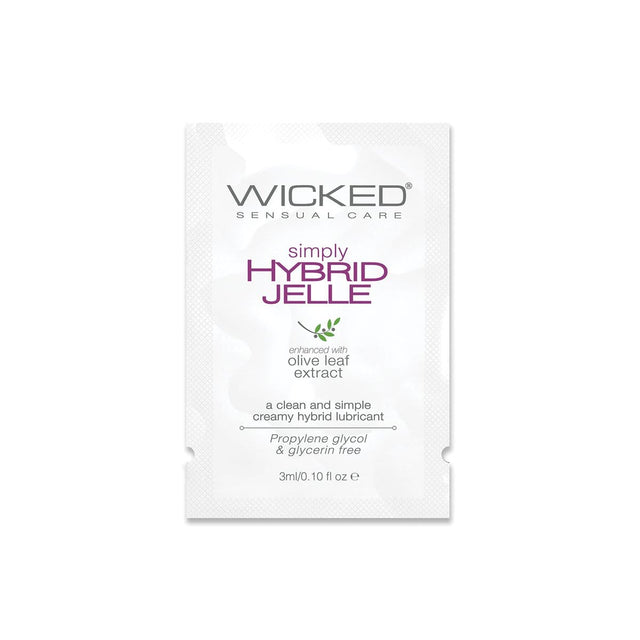 Wicked - Simply Hybrid Jelle Lubricant Sachet 3ml WK1024 CherryAffairs