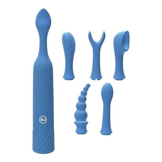 Doc Johnson - iVibe Select iQuiver 7 Piece Set Vibrator (Blue) DJ1164 CherryAffairs