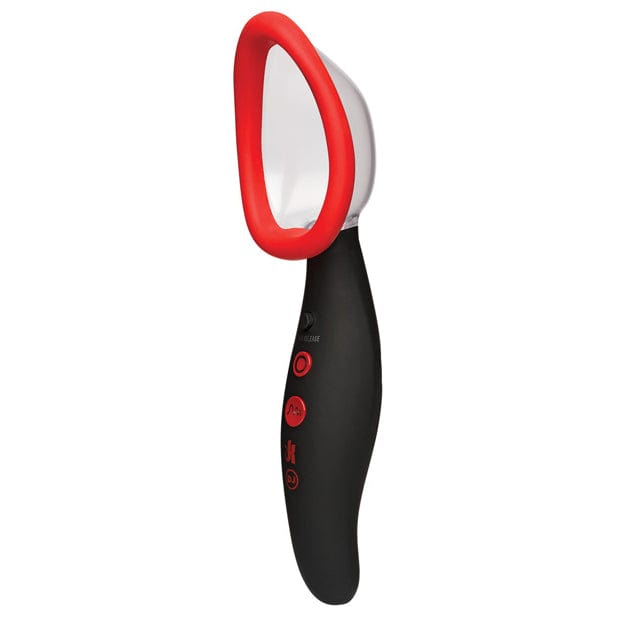 Doc Johnson - Kink Pumped Rechargeable Automatic Vibrating Pussy Pump (Black/Red)    Clitoral Pump (Vibration) Rechargeable