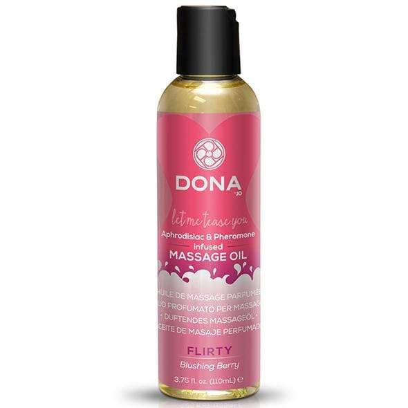 Dona - Let Me Tease You Aphrodisiac and Pheromone Infused Flirty  Blushing Berry Massage Oil 3.75oz DN1029 CherryAffairs
