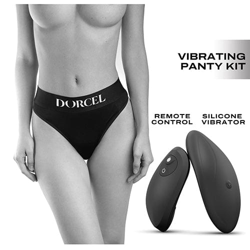Dorcel - Discreet Warming Panty Vibrator with Panty Small (Black) DC1025 CherryAffairs