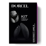 Dorcel - Discreet Warming Panty Vibrator with Panty Small (Black) DC1025 CherryAffairs