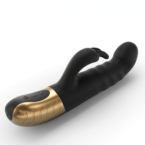 Dorcel - G Stormer Thrusting G Spot Rabbit Vibrator (Black/Gold) DC1019 CherryAffairs