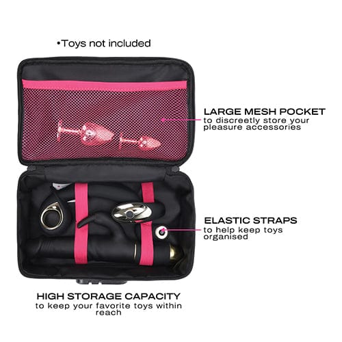 Dorcel - Lockable Discreet Toy Storage Box (Black) DC1023 CherryAffairs