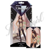 Dreamgirl - Sheer Suspender Tank Bodystocking O/S (Black) DG1038 CherryAffairs
