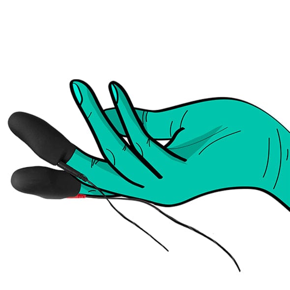 ElectraStim - Explorer Electro Stimulation Finger Sleeves (Black) EL1024 CherryAffairs