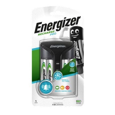 Energizer - Recharge Pro Charger CHPRO with NH15P+ 4 AA Batteries (2000 mAh) EG1029 CherryAffairs