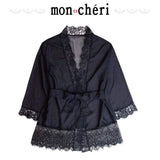 Enjoy Toys - Mon Cheri Room Wear Mor00015 Chemise (Black) ENT1005 CherryAffairs