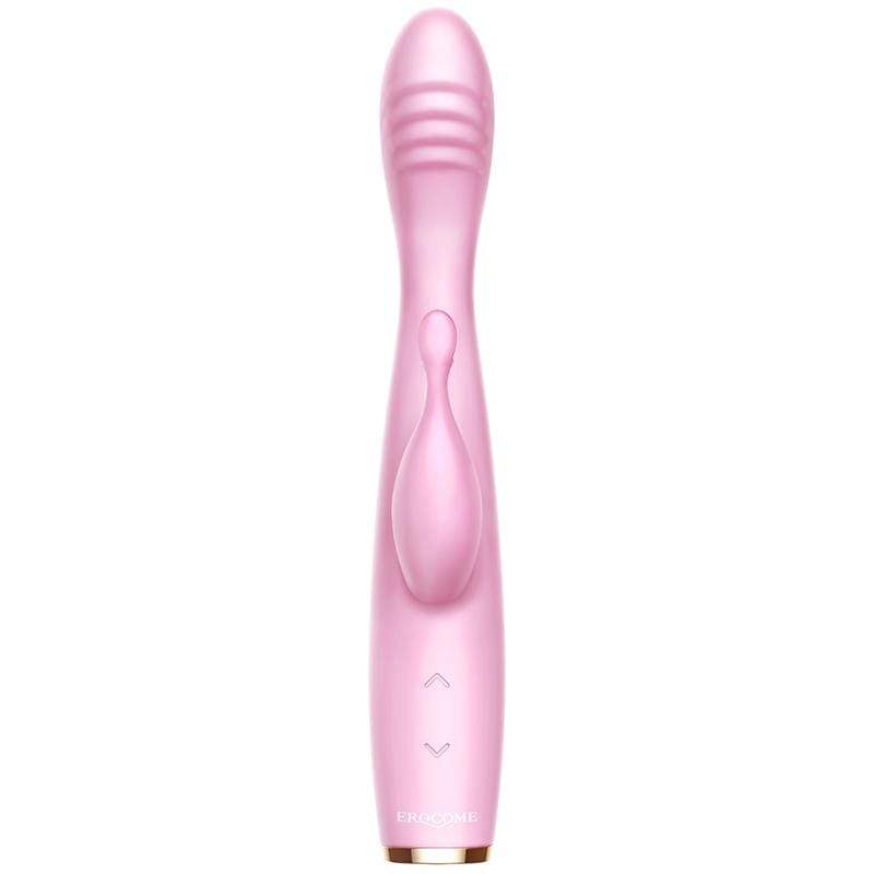 Erocome - Cygnus Rechargeable Kissing Rabbit Vibrator (Pink) ERC1020 CherryAffairs