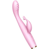 Erocome - Cygnus Rechargeable Kissing Rabbit Vibrator (Pink) ERC1020 CherryAffairs