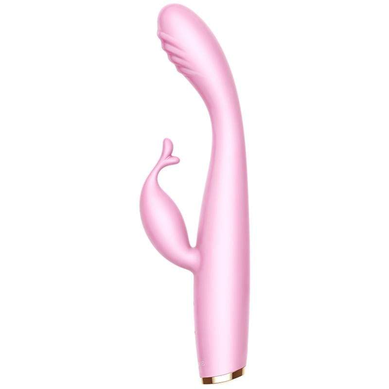Erocome - Cygnus Rechargeable Kissing Rabbit Vibrator (Pink) ERC1020 CherryAffairs