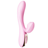 Erocome - Delphinus Vibrating Sucking Rabbit Vibrator (Pink) ERC1053 CherryAffairs