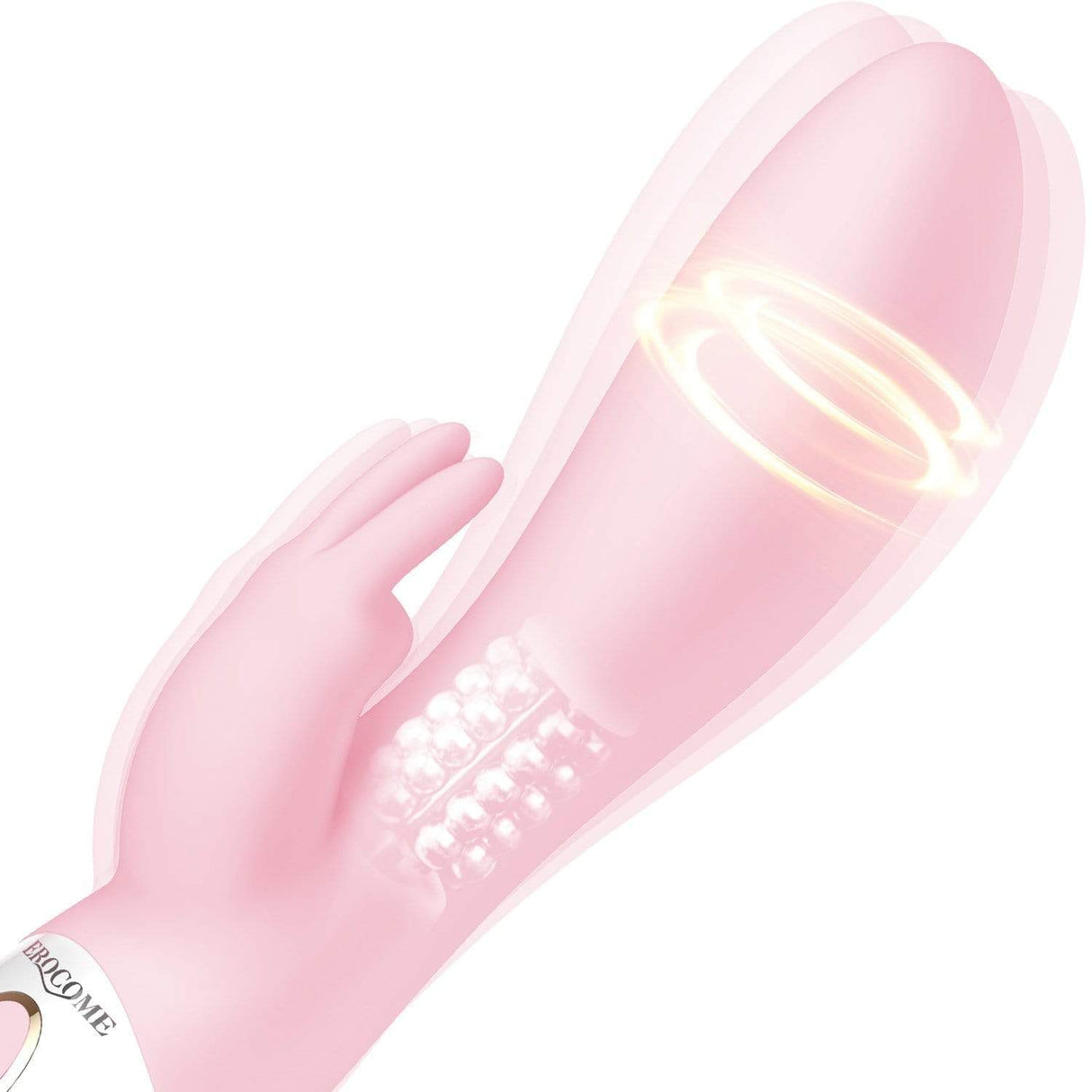 Erocome - Hydra Heat Rotating Rabbit Vibrator(Pink) ERC1015 CherryAffairs
