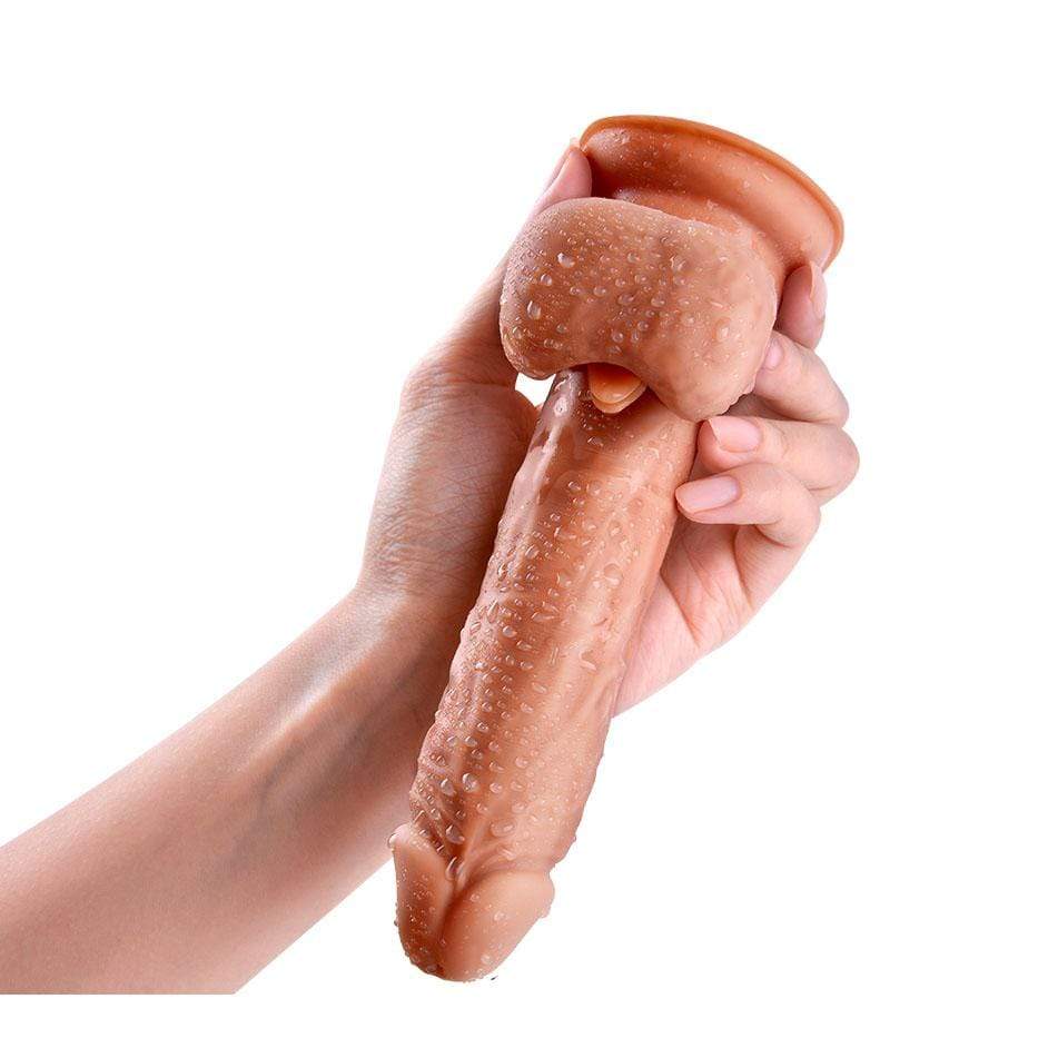 Erocome - Scorpio Thrusting Realistic Dildo Vibrator (Beige) ERC1033 CherryAffairs