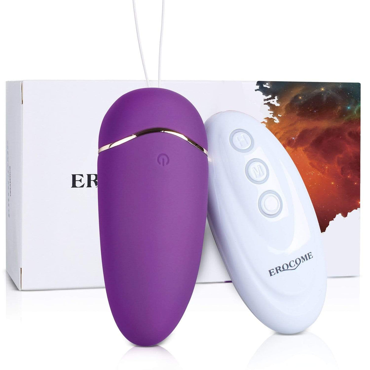 Erocome - UrsaMajor Heat Remote Control Egg Vibrator (Purple) ERC1008 CherryAffairs