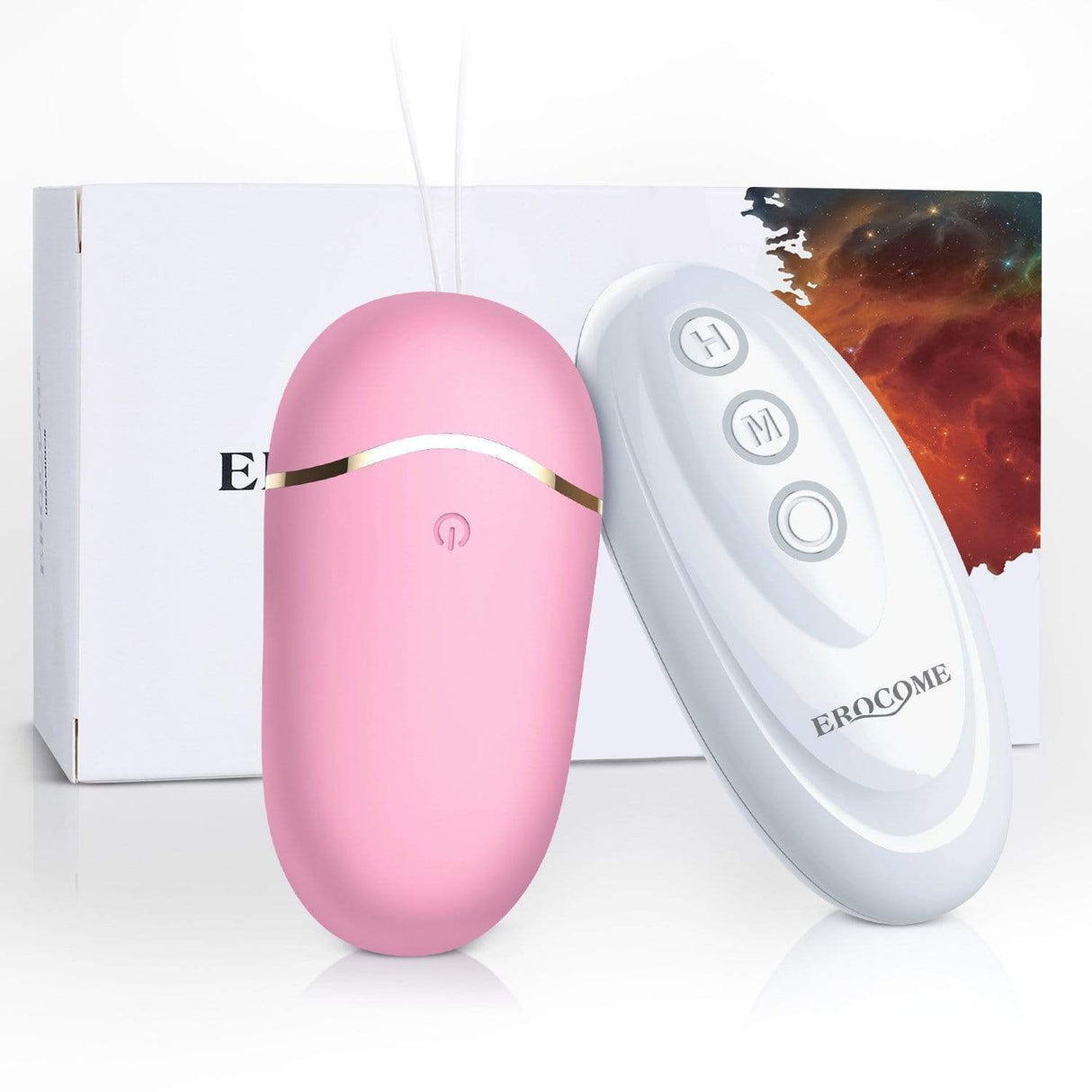 Erocome - UrsaMinor Remote Control Egg Vibrator (Pink) ERC1007 CherryAffairs