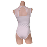 Erox - Pure White Lace Leotard Adult Costume (White) ERX1056 CherryAffairs