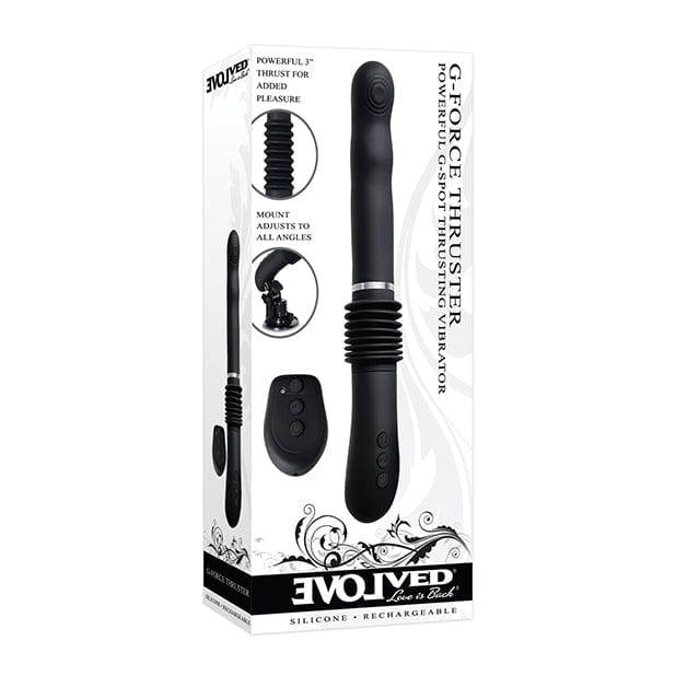 Evolved - G Force Thruster G Spot Thrusting Vibrator (Black) EV1025 CherryAffairs