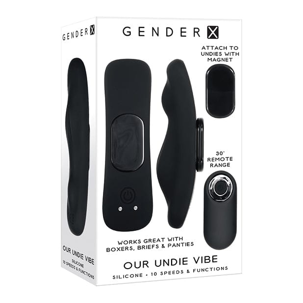 Evolved - Gender X Our Undie Vibe Remote Control Panty Vibrator (Black) EV1032 CherryAffairs