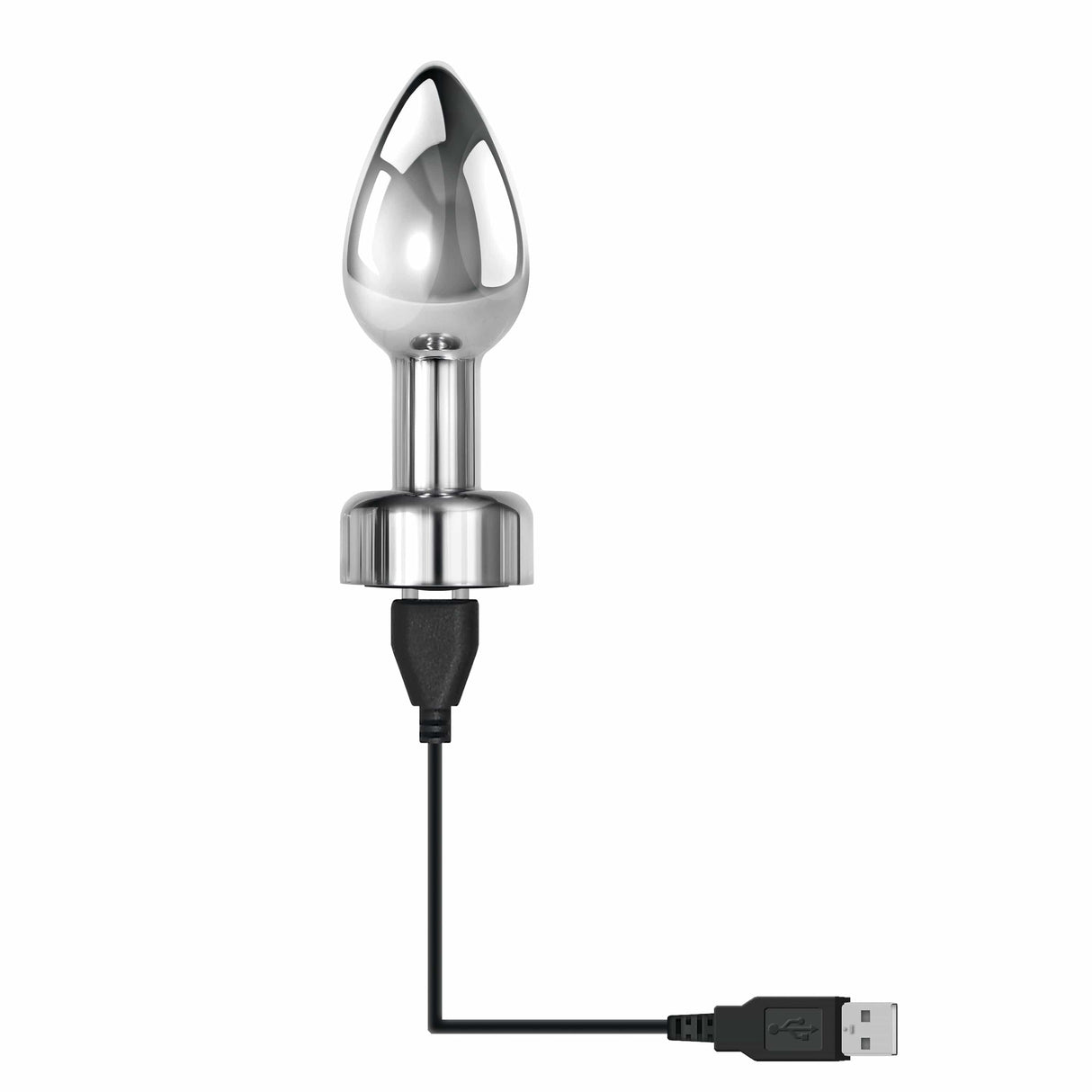 Evolved - Gender X Rockin Vibrating Metal Anal Plug (Silver)    Metal Anal Plug (Vibration) Rechargeable