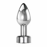 Evolved - Gender X Rockin Vibrating Metal Anal Plug (Silver)    Metal Anal Plug (Vibration) Rechargeable