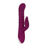 Evolved - Lovely Lucy Thrusting Spinning Rabbit Vibrator (Purple) EV1044 CherryAffairs