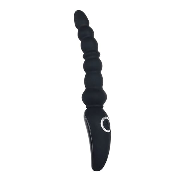 Evolved - Magic Stick Beaded Vibrator Anal Beads (Black) EV1046 CherryAffairs