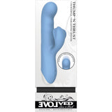 Evolved - Thump and Thrust Powerful Rabbit Vibrator (Blue)    Rabbit Dildo (Vibration) Rechargeable