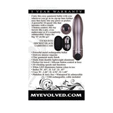 Evolved - Travel Gasm Bullet Vibrator (Grey) EV1011 CherryAffairs