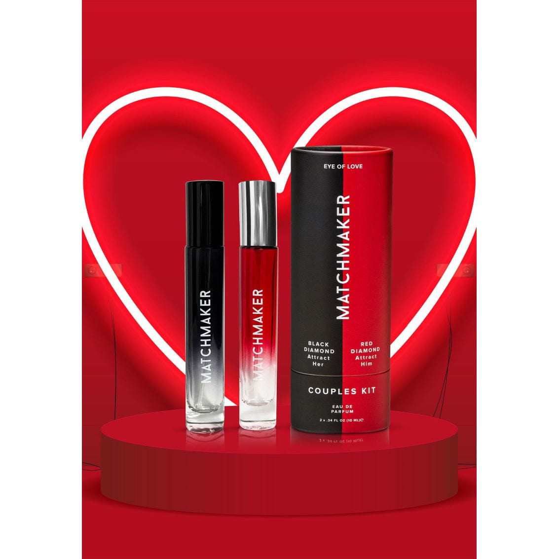 Eye of Love - Matchmaker Pheromone Perfume Spray For Couples Travel Size 2x10ml    Pheromones