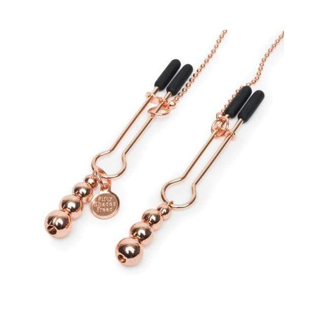 Fifty Shades Freed - All Sensation Nipple & Clitoral Chain (Gold) FSG1079 CherryAffairs
