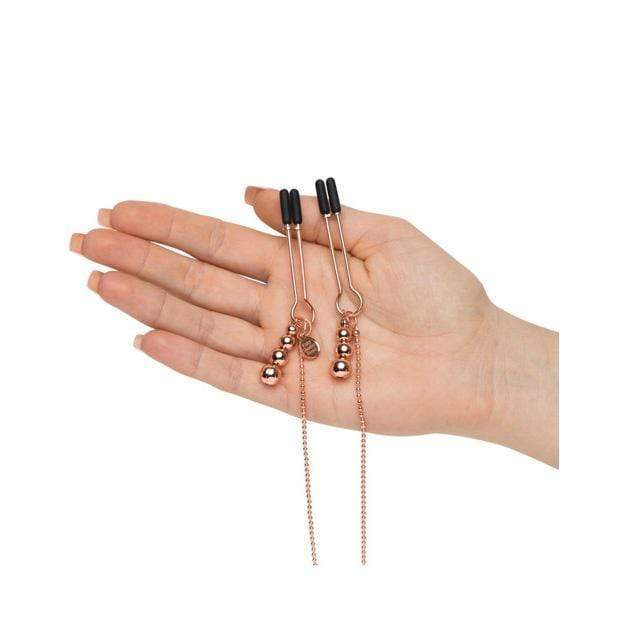 Fifty Shades Freed - All Sensation Nipple & Clitoral Chain (Gold) FSG1079 CherryAffairs