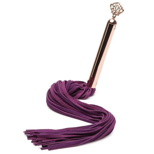 Fifty Shades Freed - Cherished Collection Suede Flogger (Purple) FSG1089 CherryAffairs