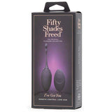 Fifty Shades Freed - I've Got You Rechargeable Remote Control Egg Massager (Purple) FSG1081 CherryAffairs